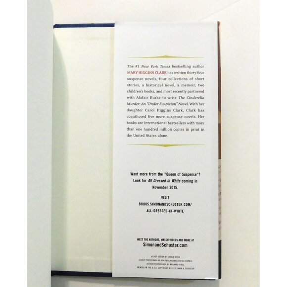 The Melody Lingers On By Mary Higgins Clark 1st Ed 2015 Hardcover Jacket - Picture 4 of 6